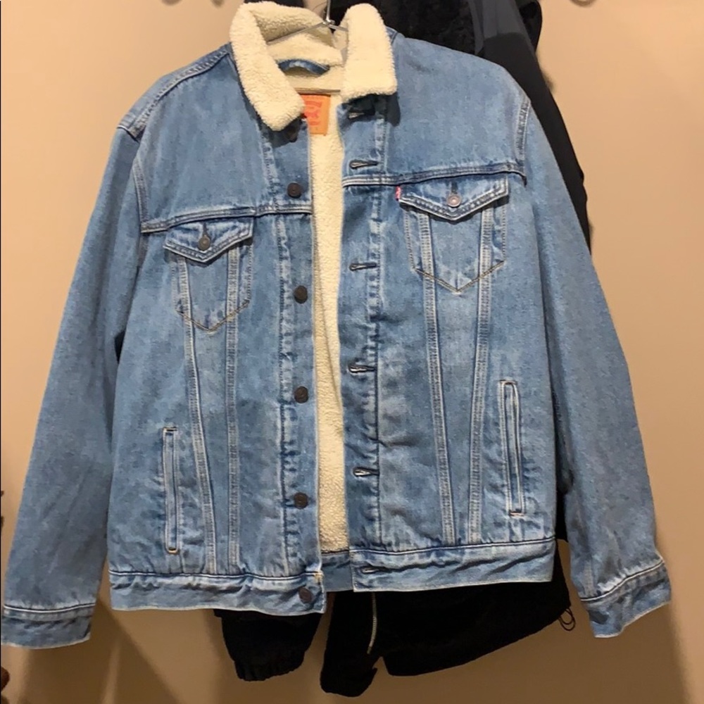 Levi denim jacket.